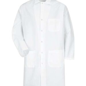 Gripper-Front Butcher Coat