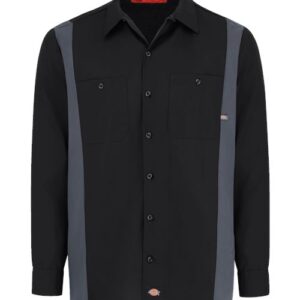 Industrial Colorblocked Long Sleeve Shirt - Long Sizes