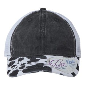 Women's Animal Print Mesh-Back Cap