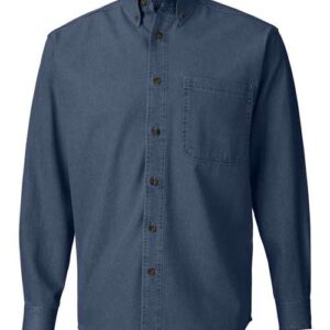 Denim Long Sleeves Shirt Tall Sizes