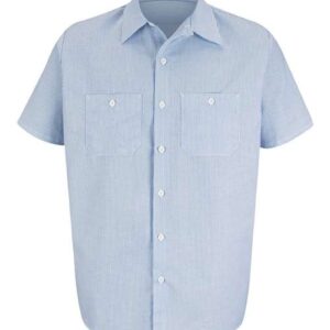 Industrial Stripe Work Shirt Long Sizes