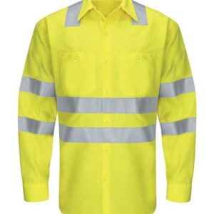 Enhanced & Hi-Visibility Long Sleeve Work Shirt