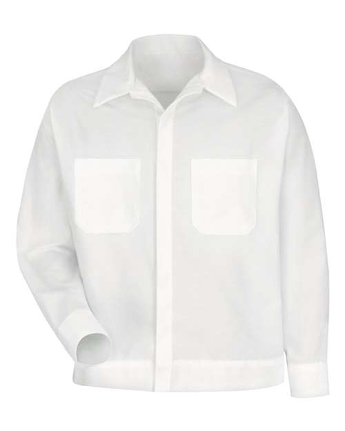 Button-Front Shirt Jacket – Long Sizes