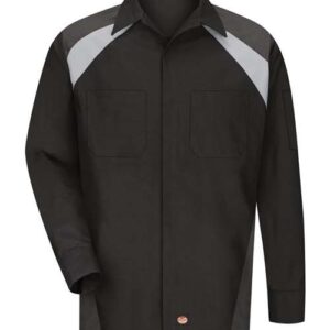 Long Sleeve Tri-Color Shop Shirt